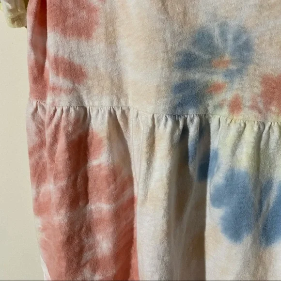 AE Tie-Dye Scoop Neck Babydoll T-Shirt S - Picture 1 of 9